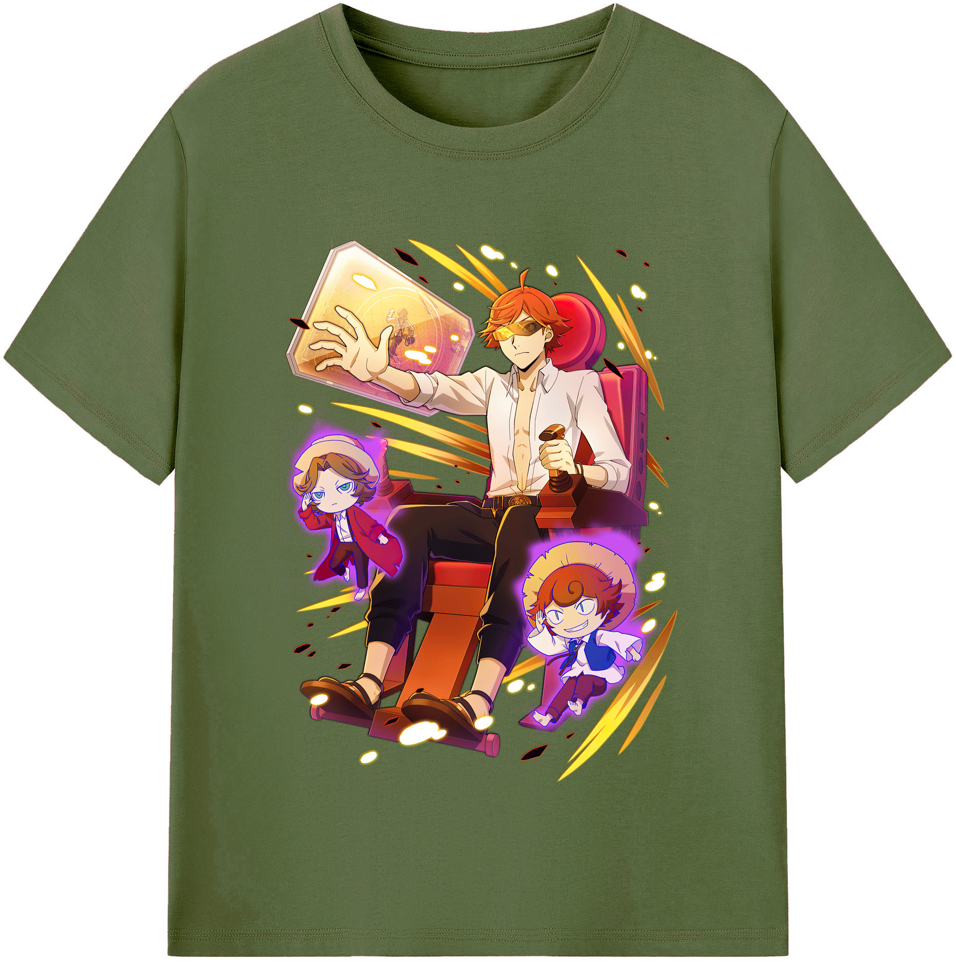 （画像用） 文豪ストレイドッグス Bungo Stray Dogs 綿100％半袖Tシャツ（フロントプリント）